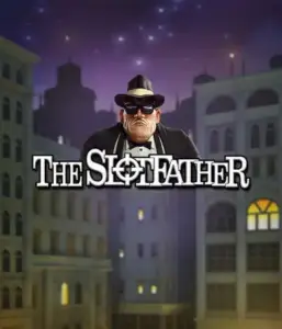 Immerse yourself in the nefarious realm of The Slotfather slot by Betsoft, featuring a commanding mafia boss standing against a moonlit cityscape. This image captures the intense atmosphere of the organized crime, with the boss dressed in a sharp black suit and hat. Perfect for fans of crime-themed slots, delivering a captivating adventure. 