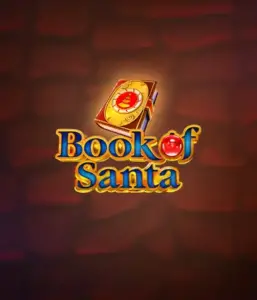 Celebrate the joyous spirit with Book of Santa slot by Endorphina, featuring an elegant golden book emblazoned with Santa's iconic seal. This image evokes the magic and mystery of Christmas, set against a cozy red background. Great for those who love Christmas-themed slots, offering a delightful escape. 